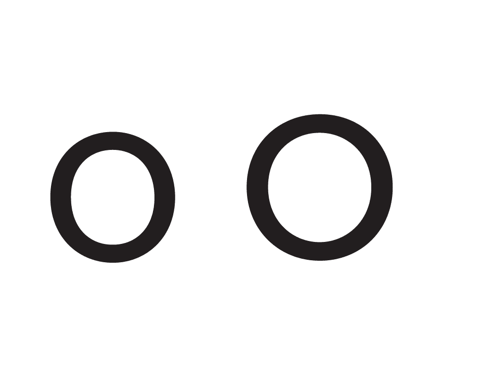 Really Sans Large is more geometric than Really Sans Small. For instance, the ‘o’ is a round shape, and it is simply more round in Really Sans Large.