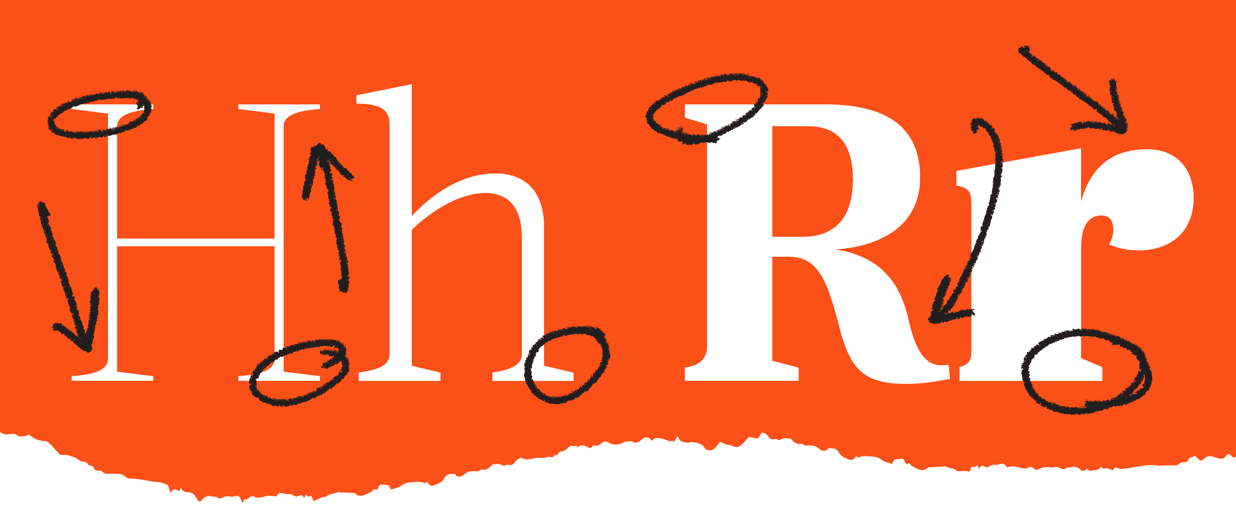 <b class="accent">FIG. 8 — </b> Sharp things (circled) and round things (arrows) in Root Serif.