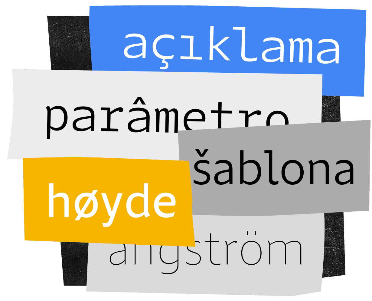 <b class="accent">FIG. 18 — </b> Portamento supports over 150 languages.