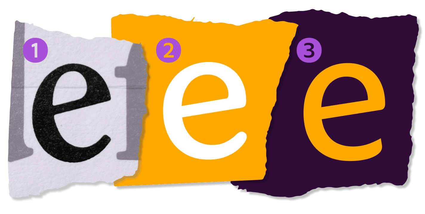 <b class="accent">FIG. 11 — </b>① ITC Clearface;  ② WeGo Serif;  ③ WeGo Sans.