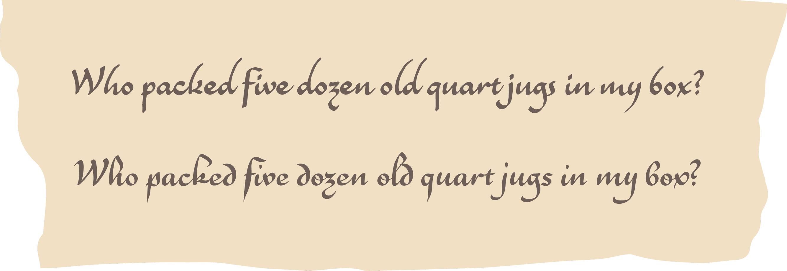 <b class="accent">FIG. 16 — </b> A comparison between Peasant Script and Scribe Script shows how the two designs have a shared skeleton.