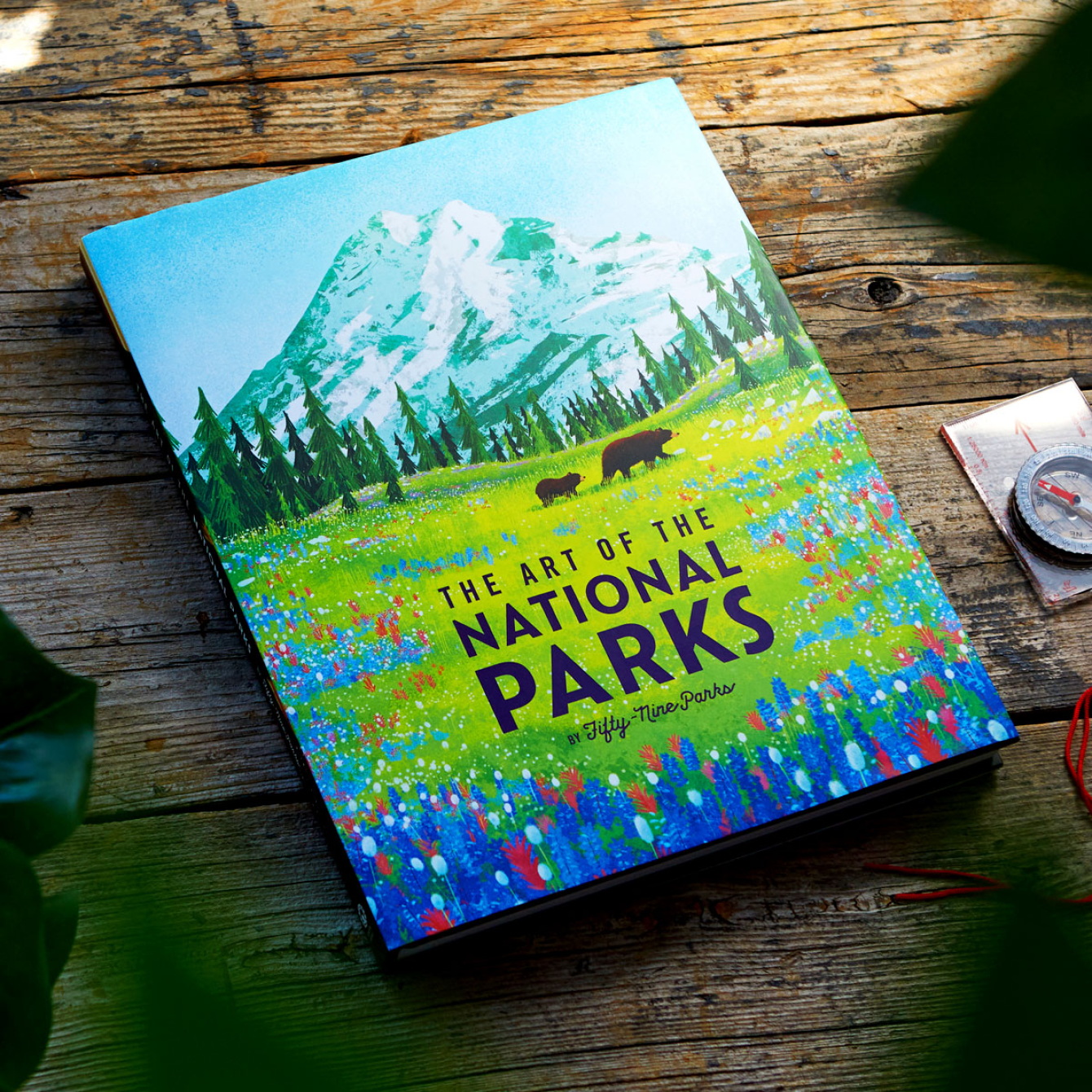 <b class="accent">FIG. 13 — </b> The Art of the National Parks book by The Fifty-Nine Parks Print Series and Insight Editions.